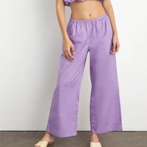 Brand New- Onia Poplin Pant in Lavender